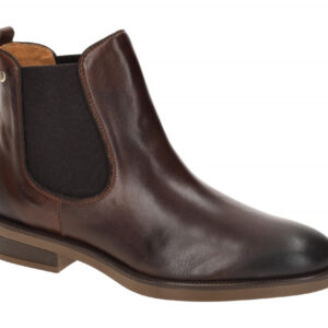 Pikolinos W3C-8594 caoba PUERTOLLANO Chelsea Boots Braun Echtleder 1,5cm Absatz