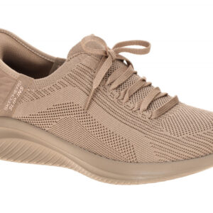 Skechers 150447 DKTP - Damen Slip On Sneaker, taupe braun, VEGAN, Maschinen W...