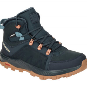 Salomon 473773 OUTCHILL TS CSWP Damen Stiefeletten Blau Carbon Bering Sea - W...