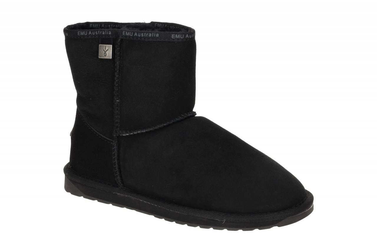 EMU WP20003 BLAK Damen Winterstiefeletten schwarz Echtleder 100% Lammfell-fle... 1 EMU WP20003 BLAK Damen Winterstiefeletten schwarz Echtleder 100% Lammfell-fle...