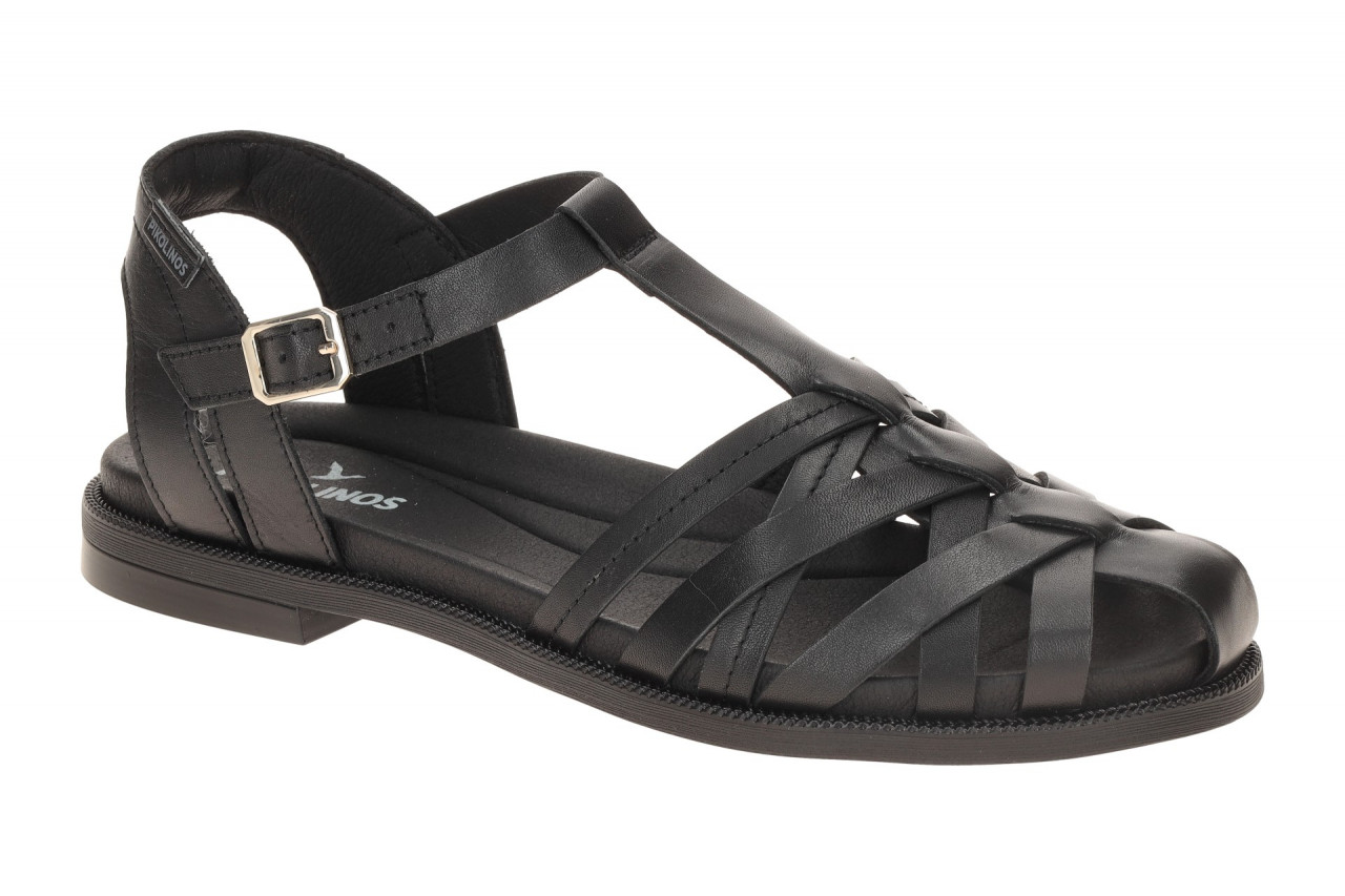 Pikolinos W3E-0637 black Damen Sandalette NAVIA Schwarz Echtleder flexibel 1 Pikolinos W3E-0637 black Damen Sandalette NAVIA Schwarz Echtleder flexibel