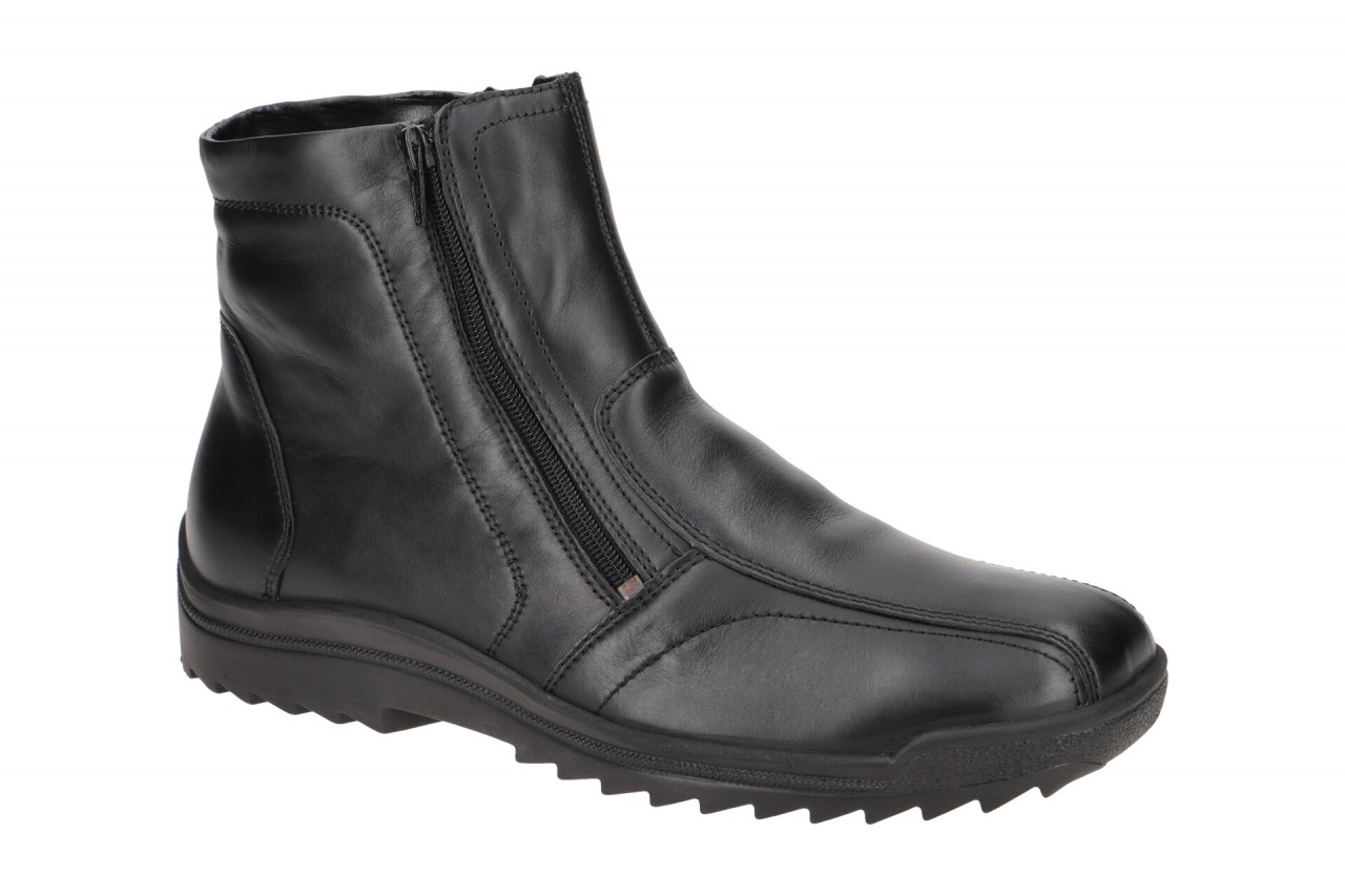 Waldl?ufer 483902 Herren Winterstiefelette schwarz mit Lammfell-Futter 1 Waldl?ufer 483902 Herren Winterstiefelette schwarz mit Lammfell-Futter