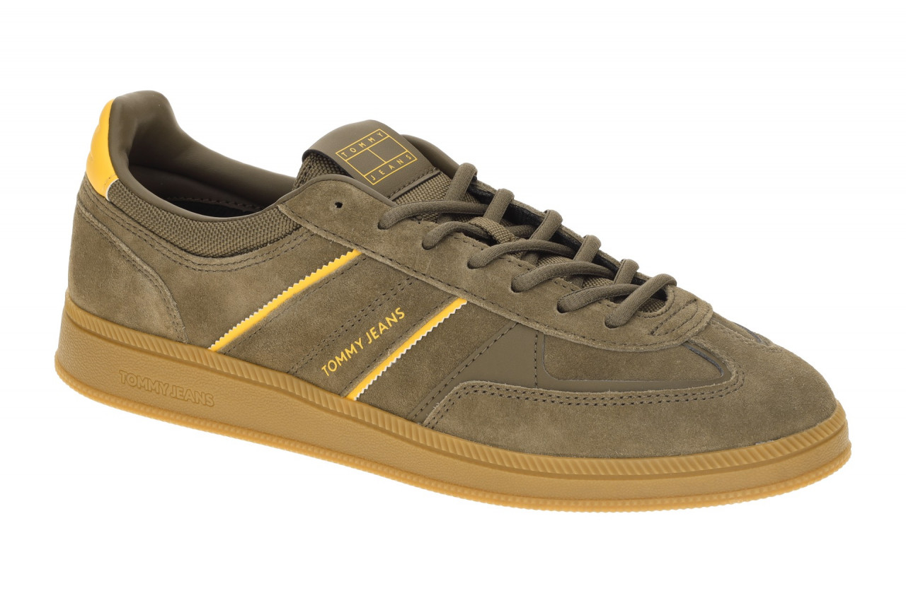 Tommy Hilfiger Herrenschuhe EM01609 RBM Gr?n homestead Retro Sneaker Echtlede... 1 Tommy Hilfiger Herrenschuhe EM01609 RBM Gr?n homestead Retro Sneaker Echtlede...
