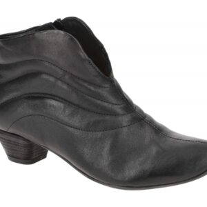Think 686 AIDA Damen Stiefeletten schwarz Echtleder bequem