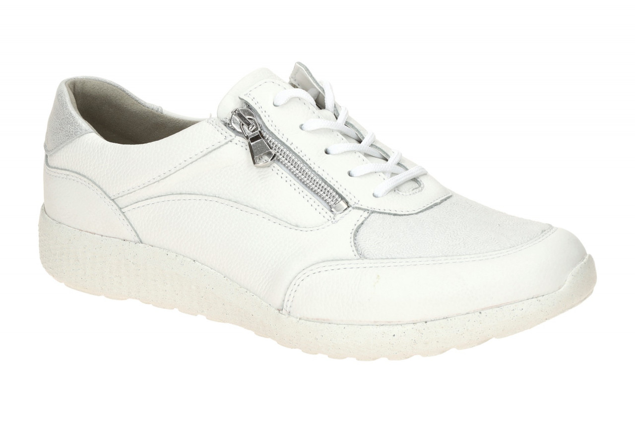 Waldl?ufer 634K02 K-IRA Damenschuhe, bequeme Schn?r-Halbschuhe in Wei?/Silber 1 Waldl?ufer 634K02 K-IRA Damenschuhe, bequeme Schn?r-Halbschuhe in Wei?/Silber
