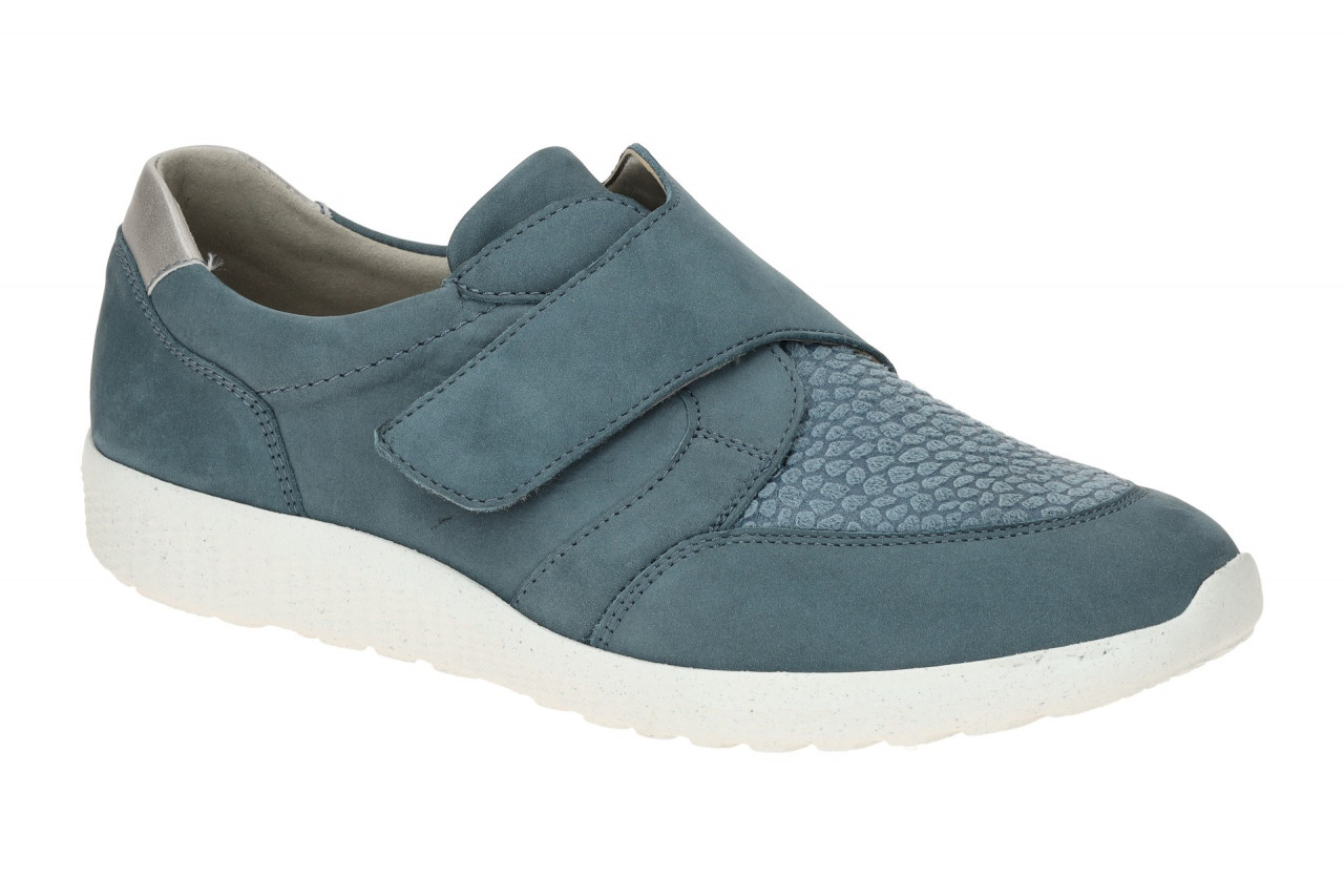 Waldl?ufer 634K33 K-IRA Damen Slipper Blau Denim Taupe Luftpolster Sohle 1 Waldl?ufer 634K33 K-IRA Damen Slipper Blau Denim Taupe Luftpolster Sohle