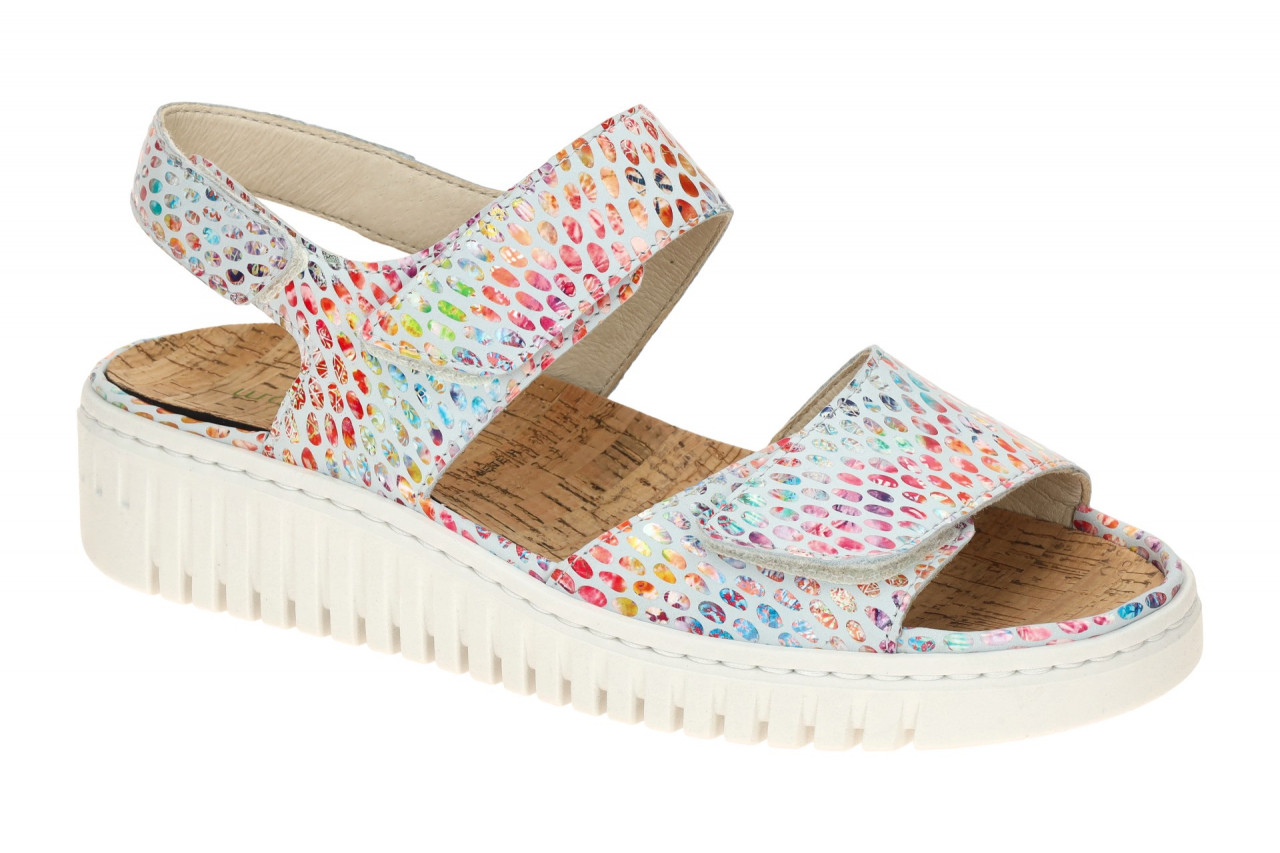 Waldl?ufer 955001 H-WILLOW Damen Sandale Grau - multi flexibel mit Keilabsatz 1 Waldl?ufer 955001 H-WILLOW Damen Sandale Grau - multi flexibel mit Keilabsatz