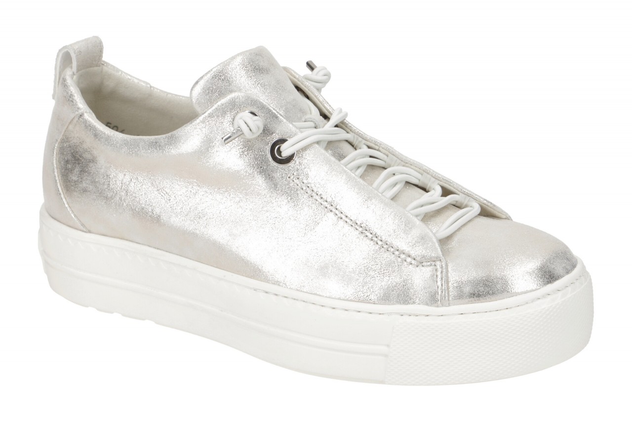 Paul Green Damen Plateau Sneaker PG 5017 Silber Mineral, Wechselfu?bett, XL-E... 1 Paul Green Damen Plateau Sneaker PG 5017 Silber Mineral, Wechselfu?bett, XL-E...