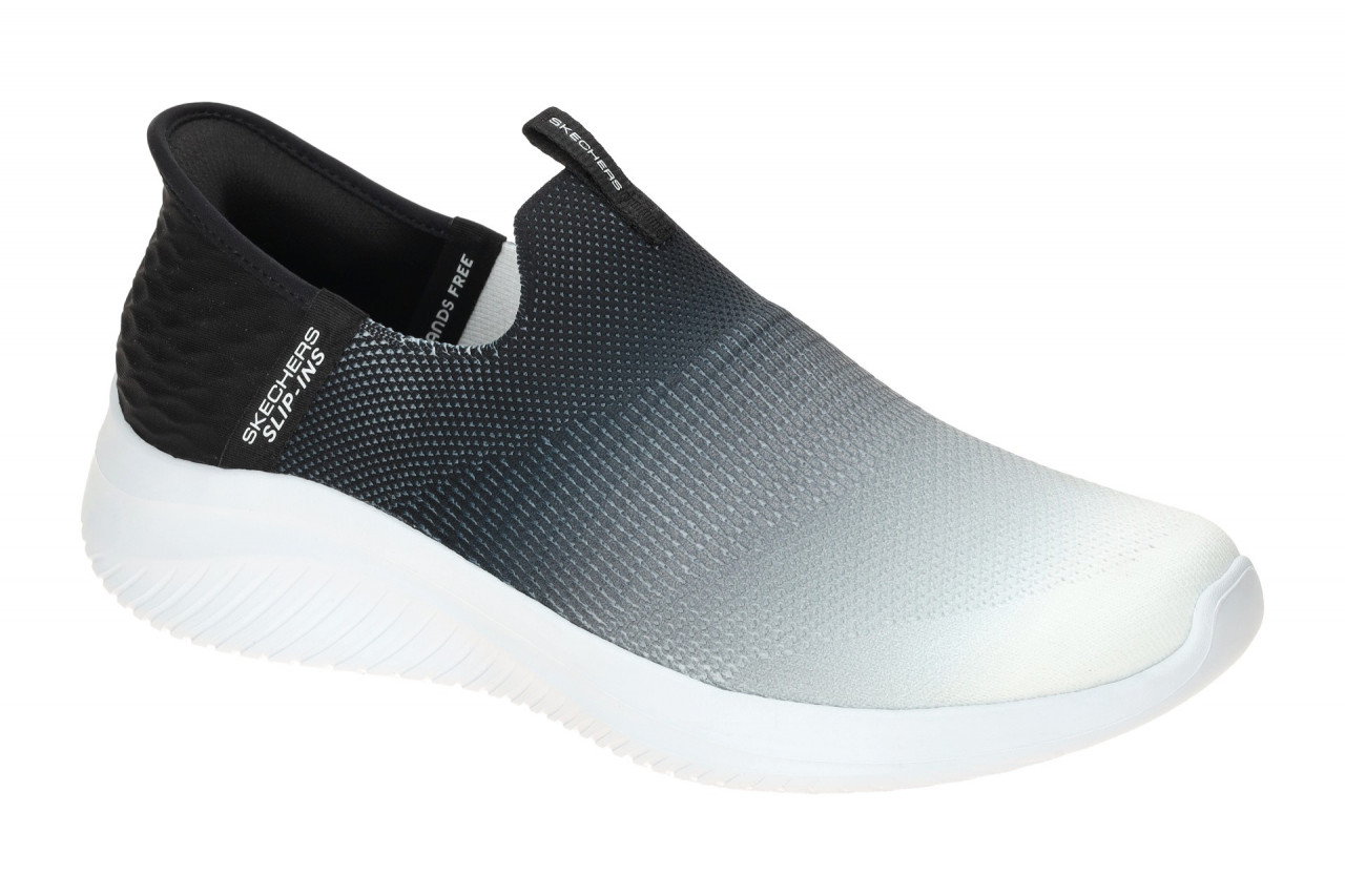 Skechers 150183 BKW Beauty Blend Slip Ons White/Black/Wht Maschinen Waschbar 1 Skechers 150183 BKW Beauty Blend Slip Ons White/Black/Wht Maschinen Waschbar