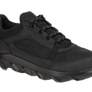 Ecco 82032451052 MX LOW WP MEN Herrenschuhe Schwarz Waterproof Mesh Fu?bett
