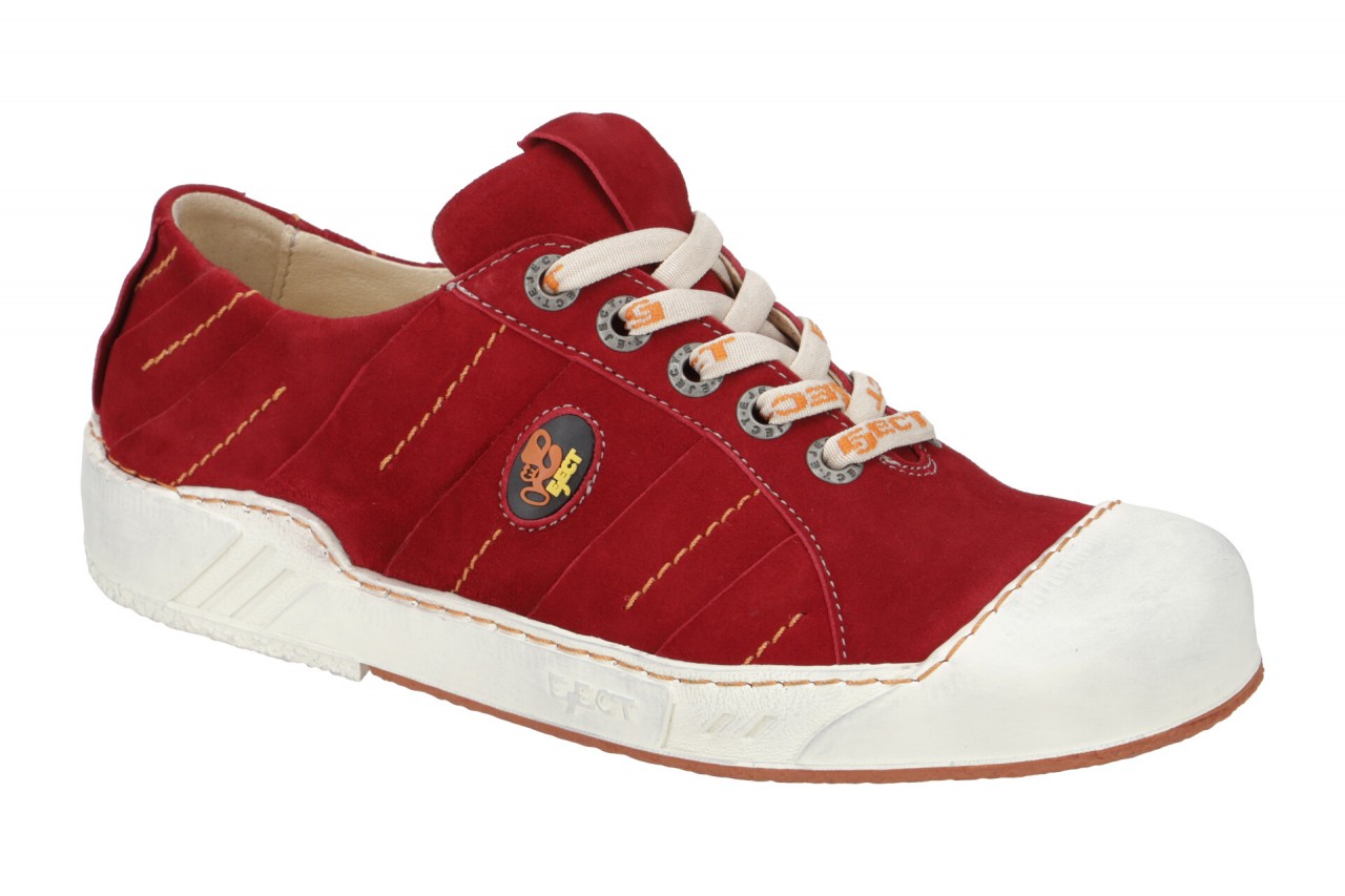 Eject 12359.008 PUZZLE Damen Halbschuhe Rot Sportlich Leder Textil Gummisohle 1 Eject 12359.008 PUZZLE Damen Halbschuhe Rot Sportlich Leder Textil Gummisohle
