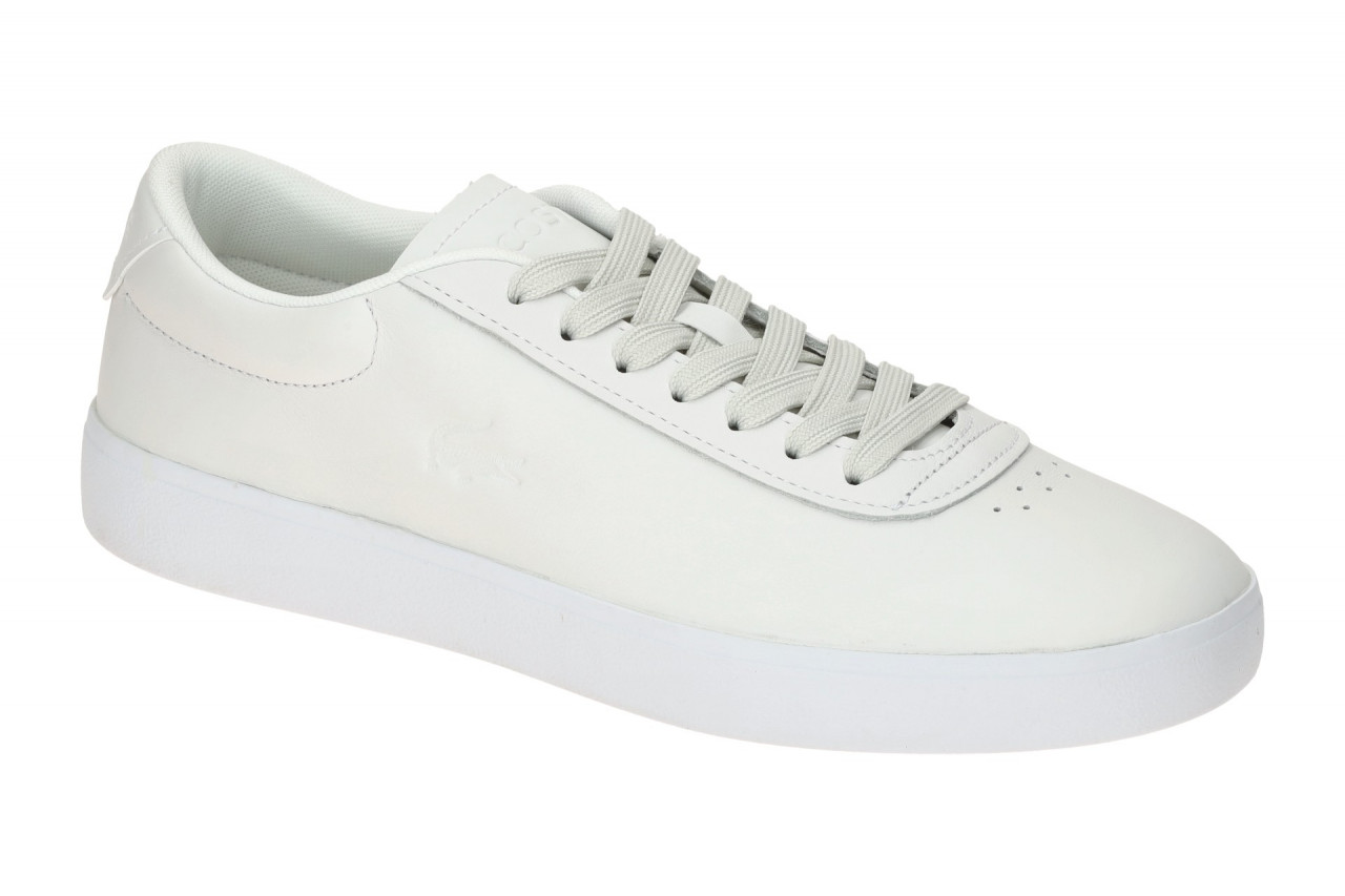Lacoste SMA0065 Herren Sneakers wei? - white/white, Echtleder, weich gepolstert 1 Lacoste SMA0065 Herren Sneakers wei? - white/white, Echtleder, weich gepolstert