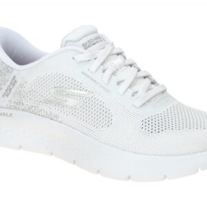 Skechers 125503 WHT GO WALK FLEX - SAFIYA Damen Slipper wei? Textil Memory Foam