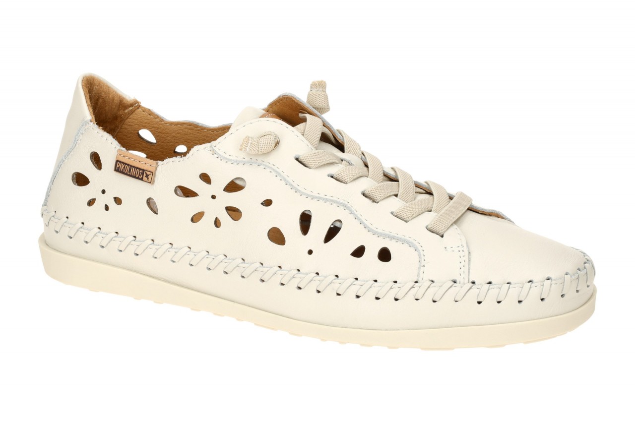 Pikolinos W8B-6550 SOLLER Damen Schn?r-Halbschuhe Wei? nata bequem Echtleder 1 Pikolinos W8B-6550 SOLLER Damen Schn?r-Halbschuhe Wei? nata bequem Echtleder