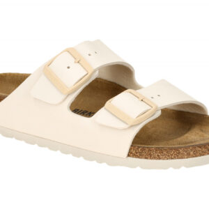 Birkenstock 1027339 BS Arizona Damen Pantoletten Wei? Eggshell Anatomisch gef...