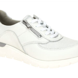 Waldl?ufer 626K02 K-RAMONA Damenschuhe wei?/silber OrthoTritt bequeme Schn?r-...