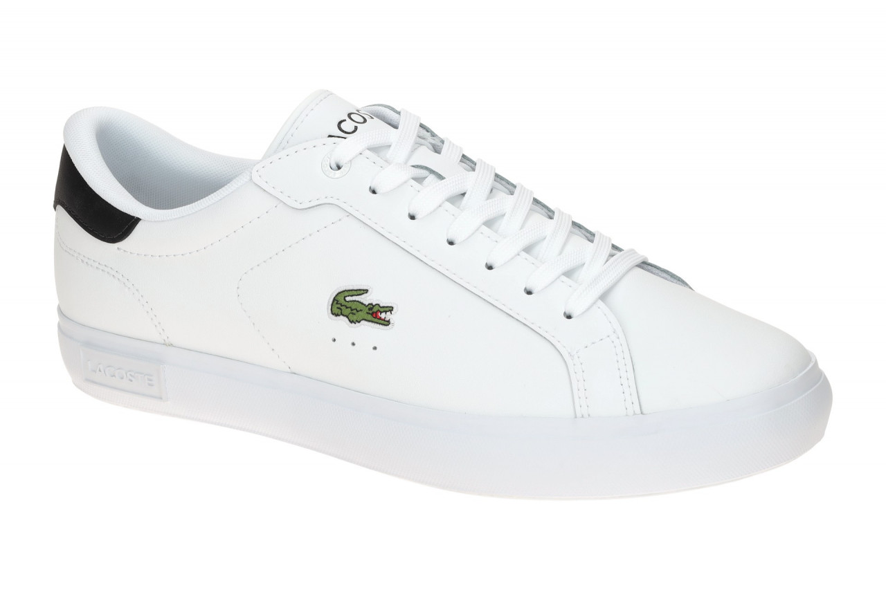 Lacoste SMA0081 POWERCOURT 125 Men Sneakers Wei?/Schwarz Echtleder Textil Ort... 1 Lacoste SMA0081 POWERCOURT 125 Men Sneakers Wei?/Schwarz Echtleder Textil Ort...