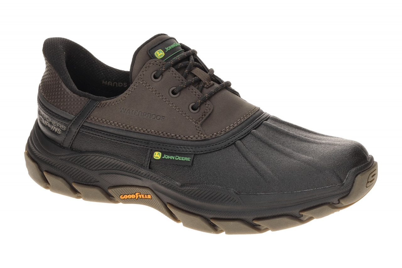 Skechers 256002 CHBK RESPECTED-TANZIER Slipper Herrenschuhe Schwarzbraun 1 Skechers 256002 CHBK RESPECTED-TANZIER Slipper Herrenschuhe Schwarzbraun