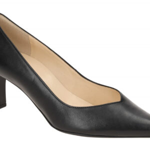 H?gl 6700 Black Stiletto Pumps - Echtleder Schuhe mit spitzer Form