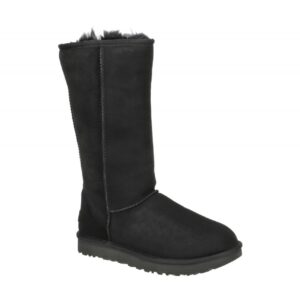 UGG 1016224 BLK Classic Tall II Damen Winterstiefel Schwarz Wadenhoch Lammfell