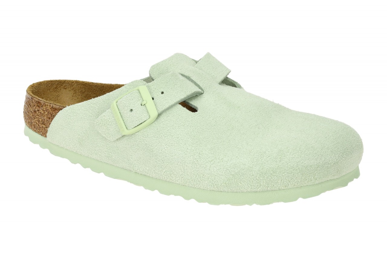 Birkenstock 1026774 BS Boston faded lime Damen Clogs Echtleder anatomisches F... 1 Birkenstock 1026774 BS Boston faded lime Damen Clogs Echtleder anatomisches F...