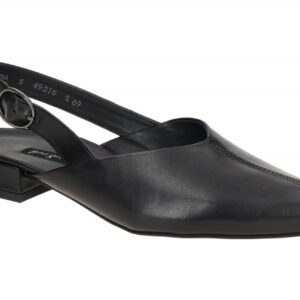 Paul Green Damen Sling Pumps 6163-00 Schwarz - black Absatz 2cm