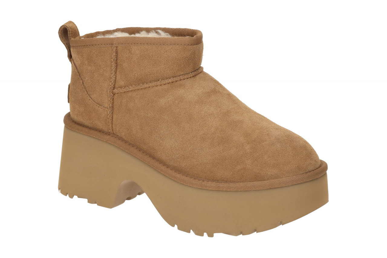 UGG 1158311 CHE Classic Ultra Mini New Heights Damen Winterstiefel Braun Lede... 1 UGG 1158311 CHE Classic Ultra Mini New Heights Damen Winterstiefel Braun Lede...