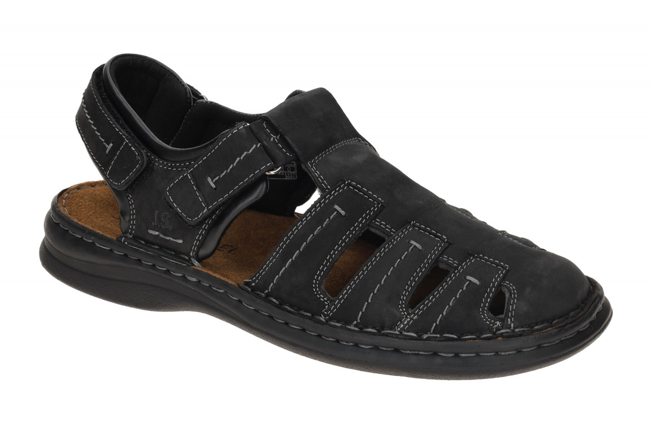 Josef Seibel Herren Sandalen 10992 TE21 Schwarz Nubuk - Bequeme geschlossene ... 1 Josef Seibel Herren Sandalen 10992 TE21 Schwarz Nubuk - Bequeme geschlossene ...