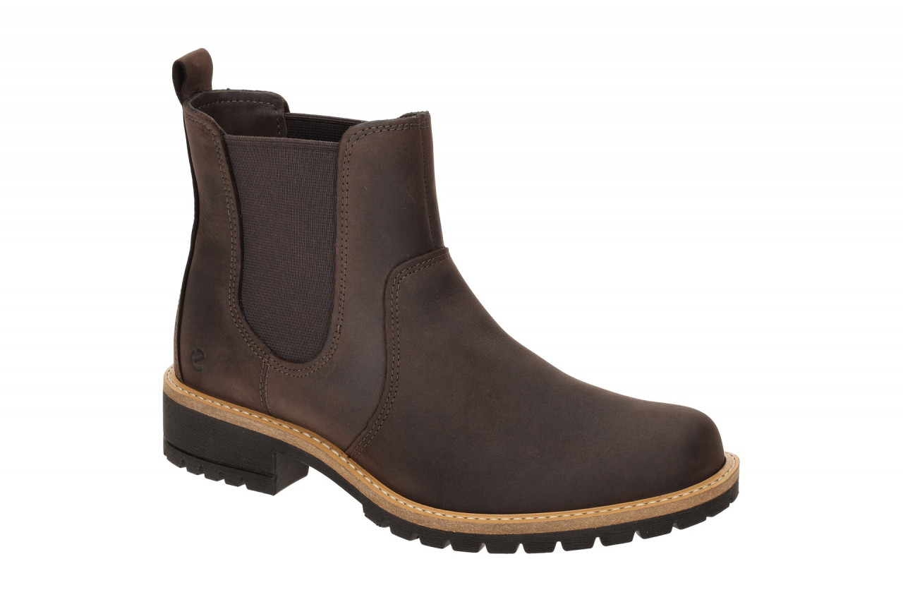Ecco 202103 ELAINA Damen Stiefeletten - Braun Mocha Nubuck - Chelsea-Boots 1 Ecco 202103 ELAINA Damen Stiefeletten - Braun Mocha Nubuck - Chelsea-Boots
