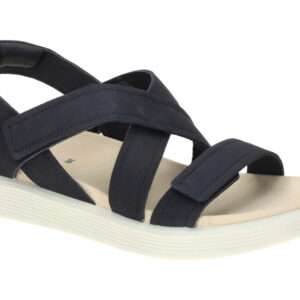 Ecco 23881302038 Damen Sandalette Marineblau Kreuzriemen Flexibel & Leicht