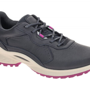 Ecco 850803 Damen Outdoor Sneaker Blau Marine Echtleder Textil Fu?bett Lila