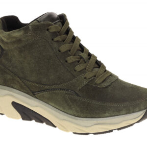 Gabor 76.836.33 Damen Stiefeletten Olive Gr?n Komfort Keilabsatz