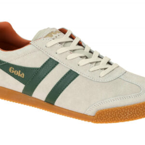 Gola CMA192DN Harrier Herren Sneakers Grau/orange Velourleder Textilfutter Gu...