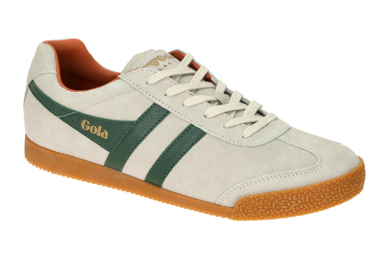Gola CMA192DN Harrier Herren Sneakers Grau/orange Velourleder Textilfutter Gu... 1 Gola CMA192DN Harrier Herren Sneakers Grau/orange Velourleder Textilfutter Gu...