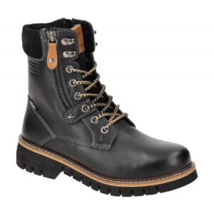 camel active CAIA303-100100 ISA Damen Stiefeletten Schwarz Glattleder