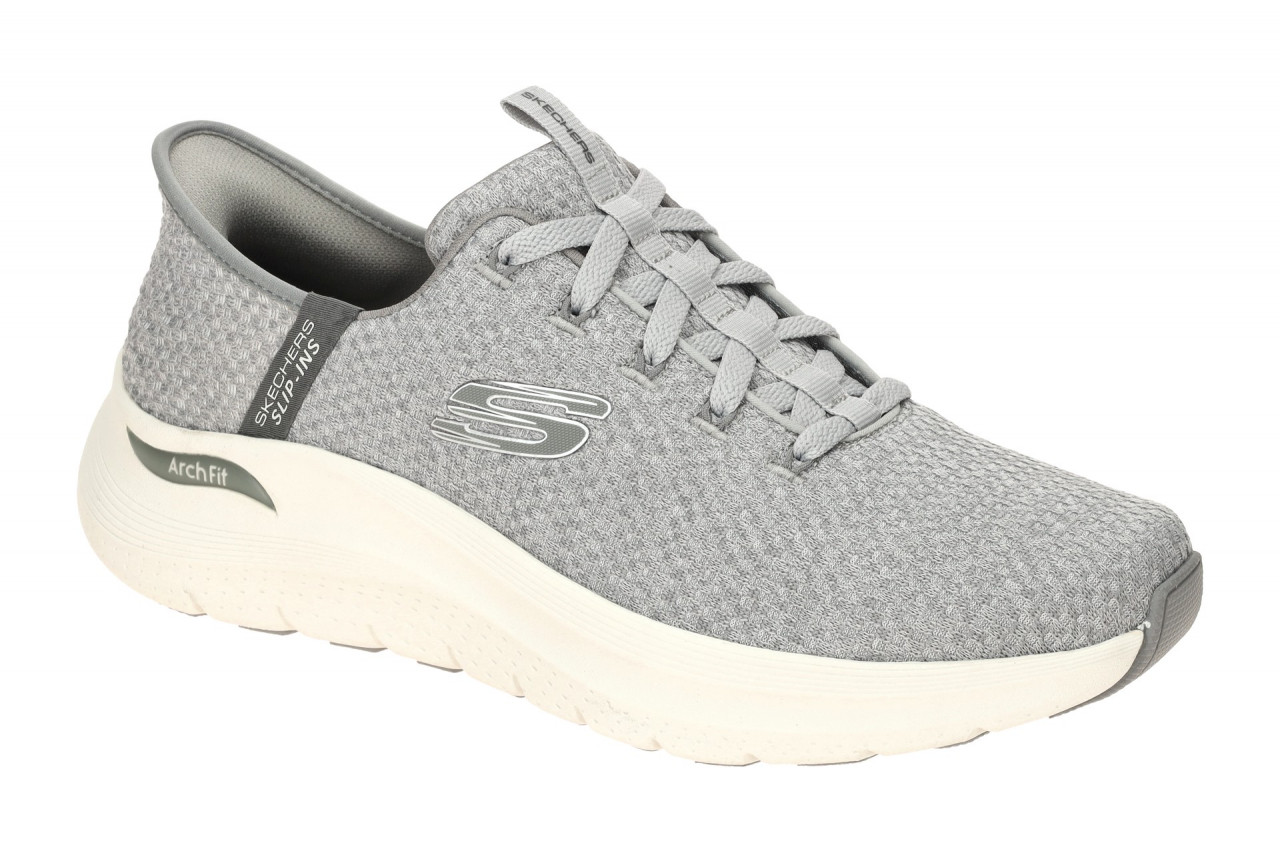 Skechers 232462 GRY Herren Sneaker grau Look Ahead Fu?bett Air Cooled Maschin... 1 Skechers 232462 GRY Herren Sneaker grau Look Ahead Fu?bett Air Cooled Maschin...