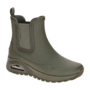 Skechers 177183 OLV Damen Gummistiefel oliv wasserdicht Air Cooled Memory Foam