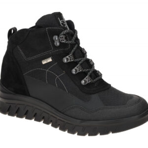 Waldl?ufer 913980 H-BIGGI Damen Winterstiefeletten Schwarz wasserdicht
