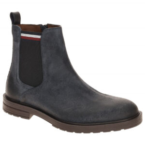 Tommy Hilfiger Herrenstiefelette FM05560 DW5 - Chelsea Boot in Blau desert sky