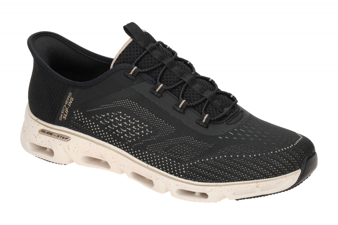 Skechers 104610 BKGD Glide Step Gratify Pace - Damenschuhe Slip-Ins Schwarz/Gold 1 Skechers 104610 BKGD Glide Step Gratify Pace - Damenschuhe Slip-Ins Schwarz/Gold