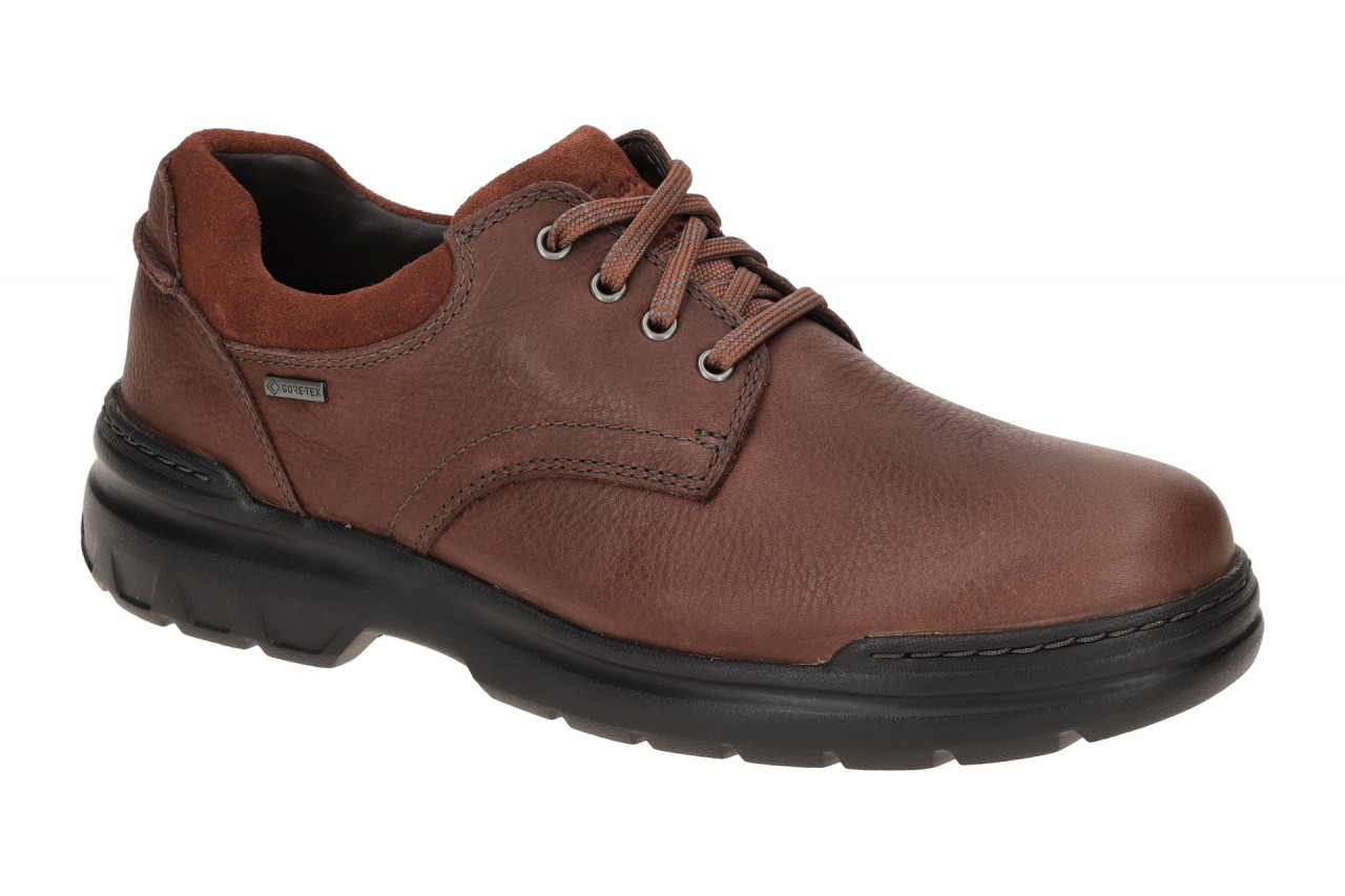 Clarks Rockie Walk GTX Herrenschuhe 26173465 7 - Braun Dark Tan wasserdicht 1 Clarks Rockie Walk GTX Herrenschuhe 26173465 7 - Braun Dark Tan wasserdicht