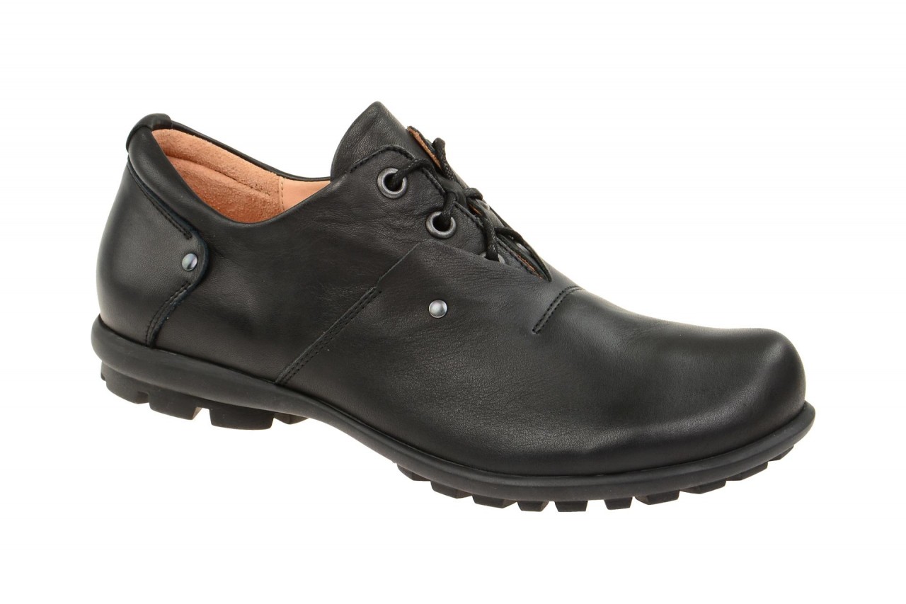 Think 3-000280-0000 Herrenschuhe KONG in Schwarz - Echtleder - bequeme Schn?r... 1 Think 3-000280-0000 Herrenschuhe KONG in Schwarz - Echtleder - bequeme Schn?r...