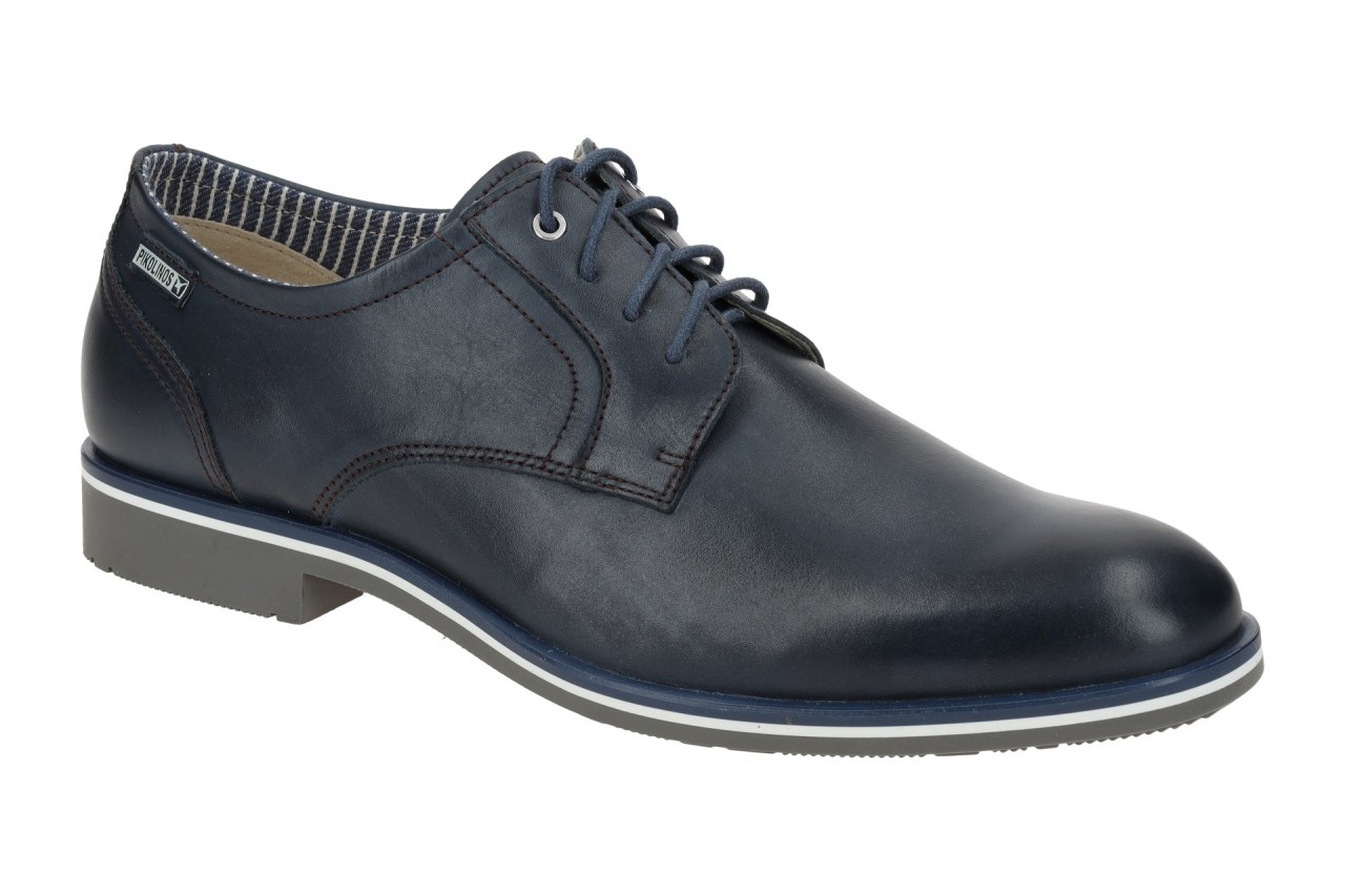 Pikolinos M4V-4130 blue Herren Businessschuhe LEON blau Echtleder 1,5cm Absatz 1 Pikolinos M4V-4130 blue Herren Businessschuhe LEON blau Echtleder 1,5cm Absatz