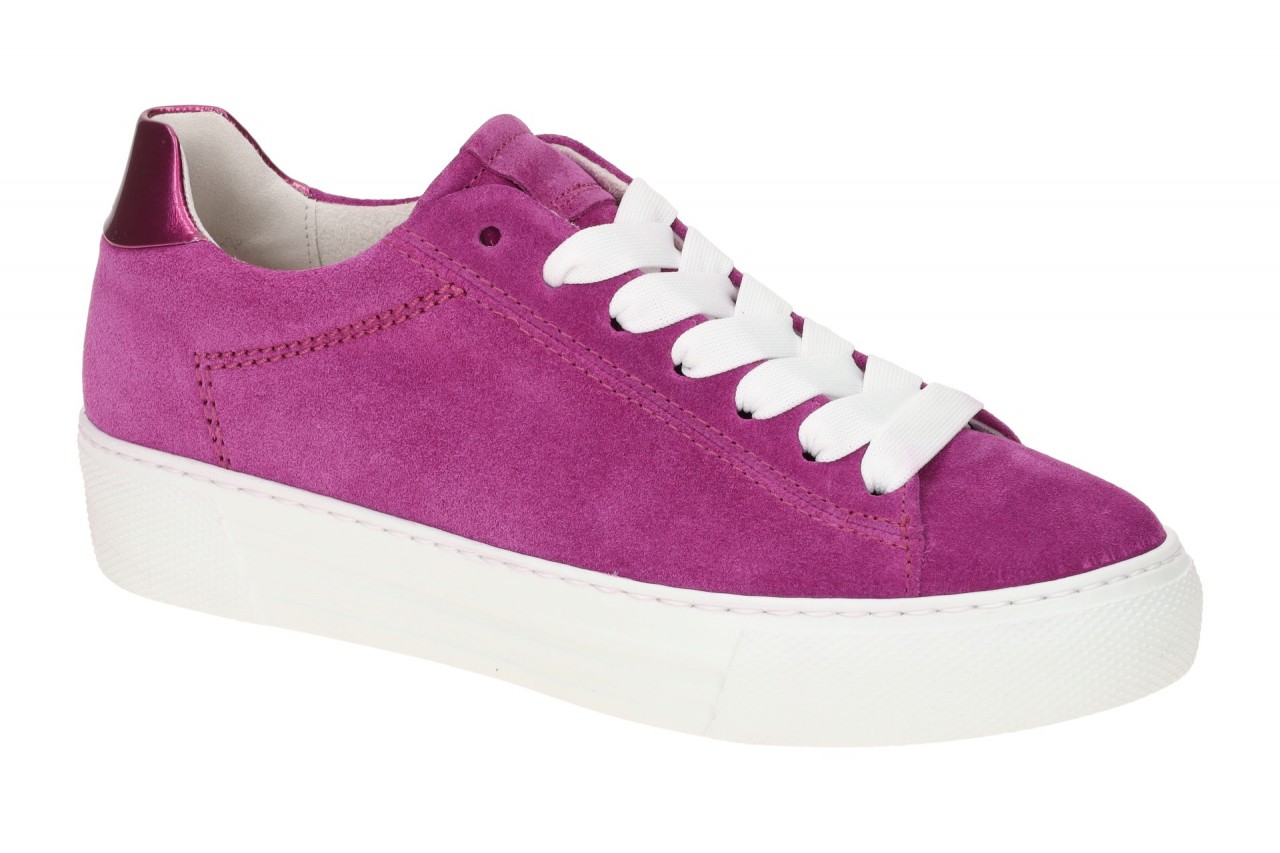 Gabor 46.460 - Damenschuhe lila Sneaker mit wei?er Sohle 1 Gabor 46.460 - Damenschuhe lila Sneaker mit wei?er Sohle