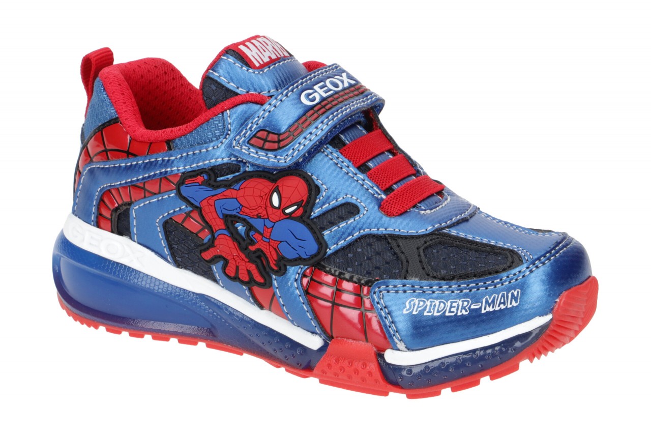 Geox J26FEB BAYONYC BOY MARVEL SPIDER-MAN Kinder Klett Halbschuhe blau navy r... 1 Geox J26FEB BAYONYC BOY MARVEL SPIDER-MAN Kinder Klett Halbschuhe blau navy r...