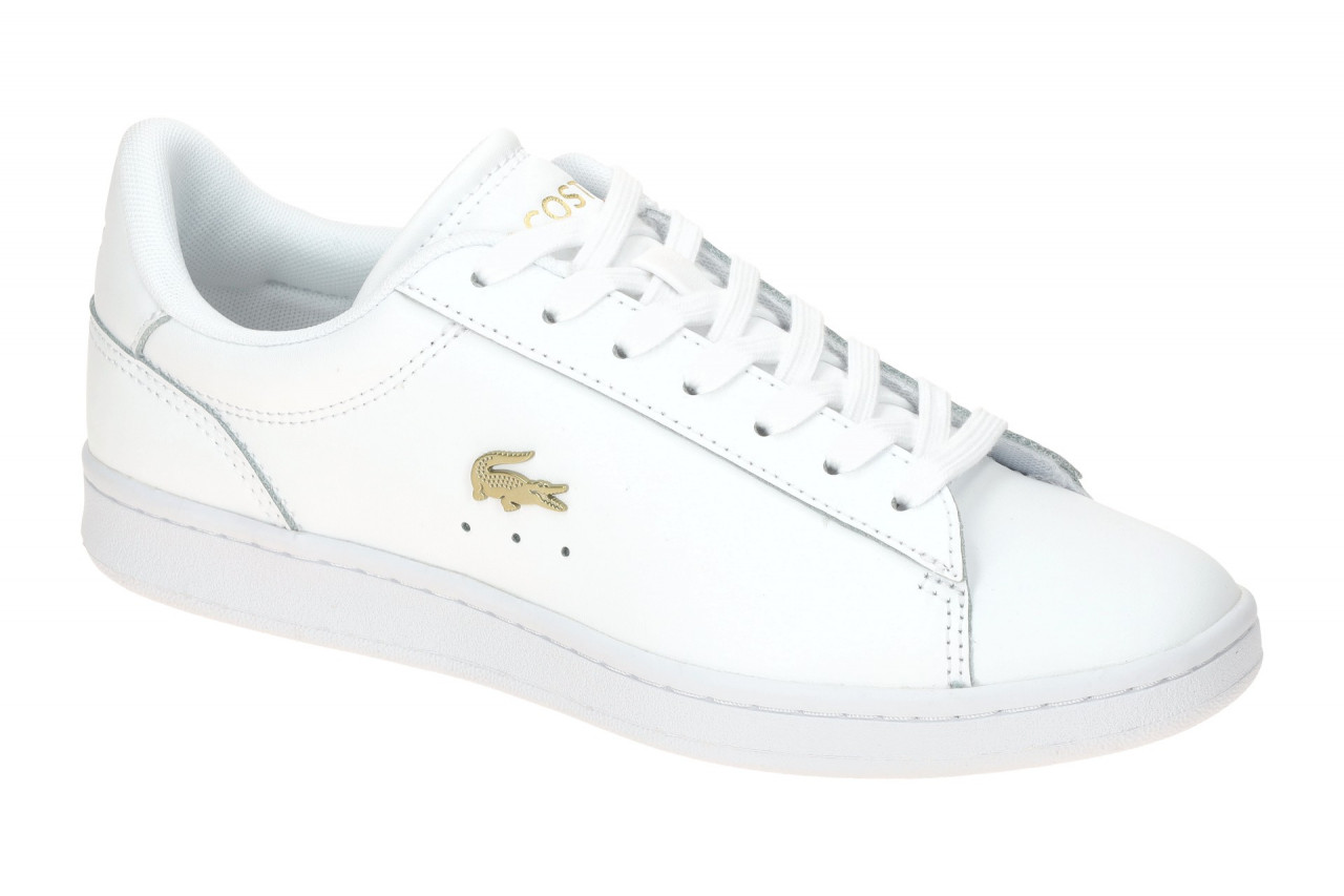 Lacoste 48SFA0012 216 CARNABY SET Damen Sneaker wei?/gold Echtleder Textil ge... 1 Lacoste 48SFA0012 216 CARNABY SET Damen Sneaker wei?/gold Echtleder Textil ge...