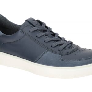 Ecco 504804 Street Tray Men Low Dunk Blau Ombre Sneaker mit herausnehmbarer I...