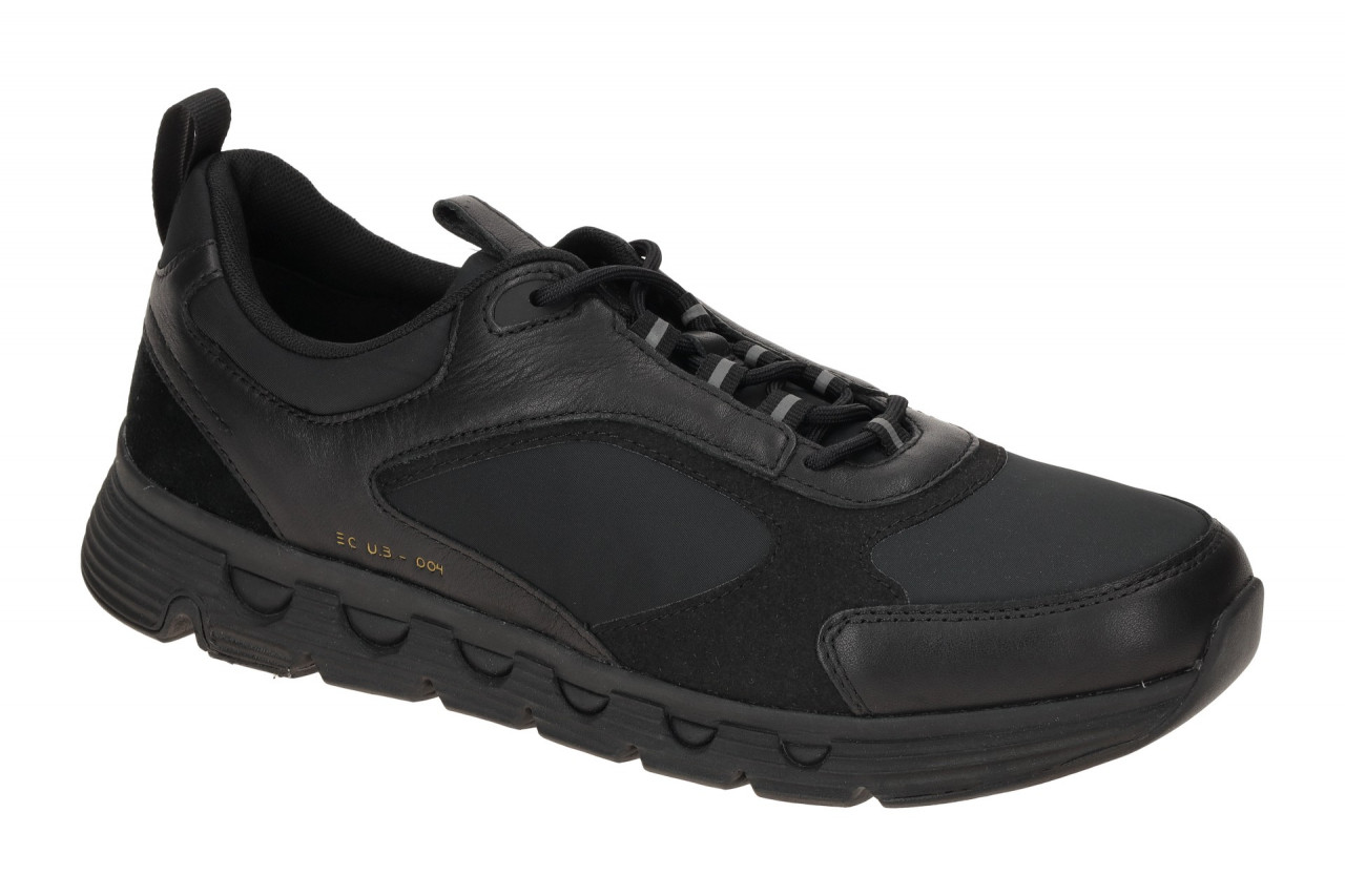 Geox U46HRA 0FU85 C9999 Herren Sneakers All Black Zero Shock System 1 Geox U46HRA 0FU85 C9999 Herren Sneakers All Black Zero Shock System