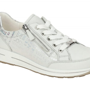 ara 12-24801 78 OSAKA 2.0 Damen Schn?r-Halbschuhe wei? silber bequem H Weit