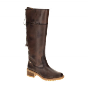 Pikolinos W0D-9782 caoba Damenstiefel Medina Braun Gummisohle 3cm Blockabsatz
